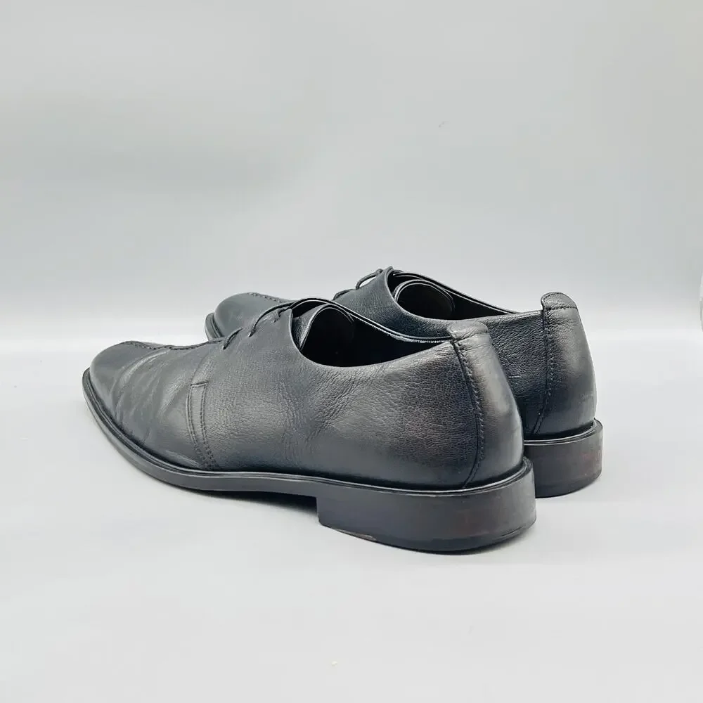 Cole Haan Shoes Mens 12 Black Leather Lace Up Split Toe Oxford Dress Classic